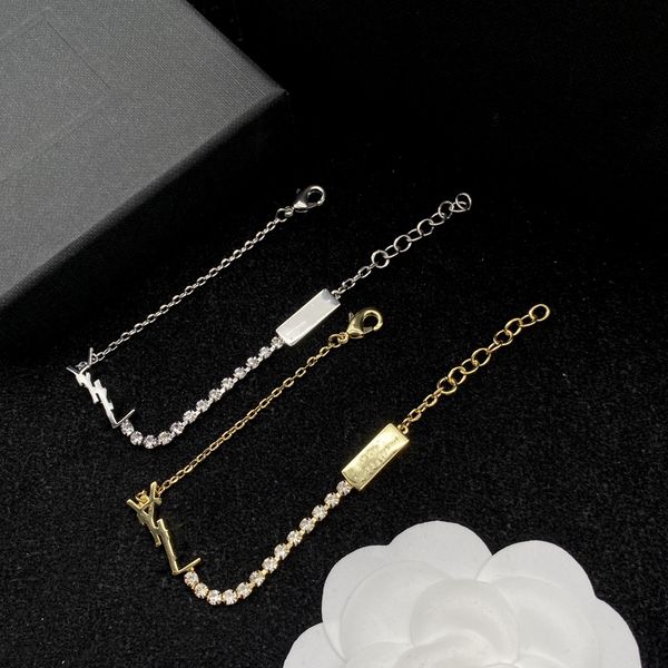 Elegant Y letter bracelet and earrings set, perfect as wedding jewelry