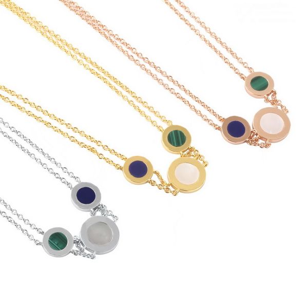 Europe America Fashion Style Necklace Men Lady Women Brass 18k Gold Engraved B Letter Mother of Pearl Onyx Malachite 3 Round Pendant

Fashionable Europe-America inspired necklace for men and women,...