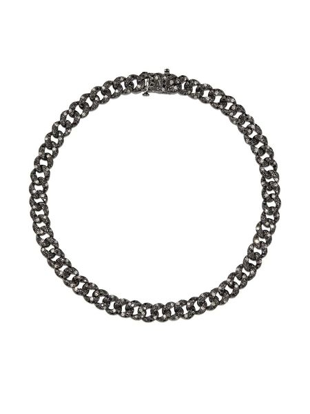 Far Fetch bracelet SHAY brand new logo designers in luxury brand jewelry hand bracelet for man and woman 18K black gold diamond chain bracel  

SHAY's luxury 18K black gold diamond chain bracelet for men and women, featuring the brand's new logo design