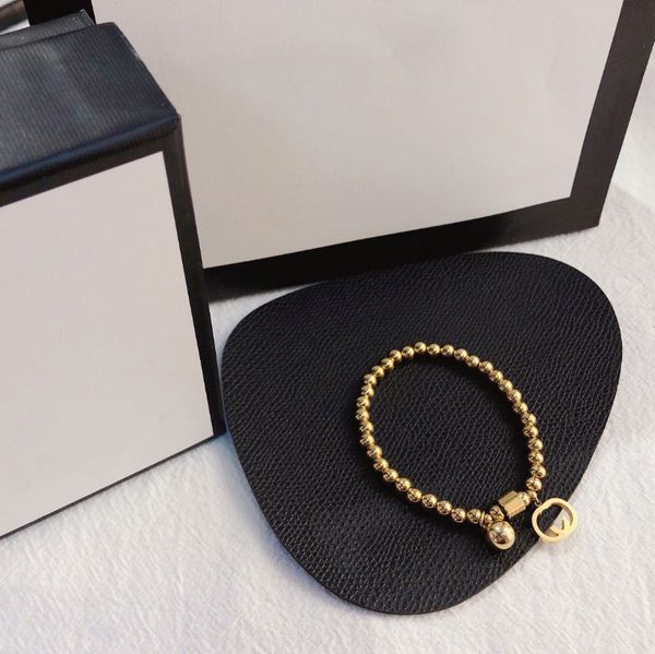 Fashionable 18K gold-plated chain bracelet with vintage design, a simple stainless steel accessory perfect for spring, ideal as a gift