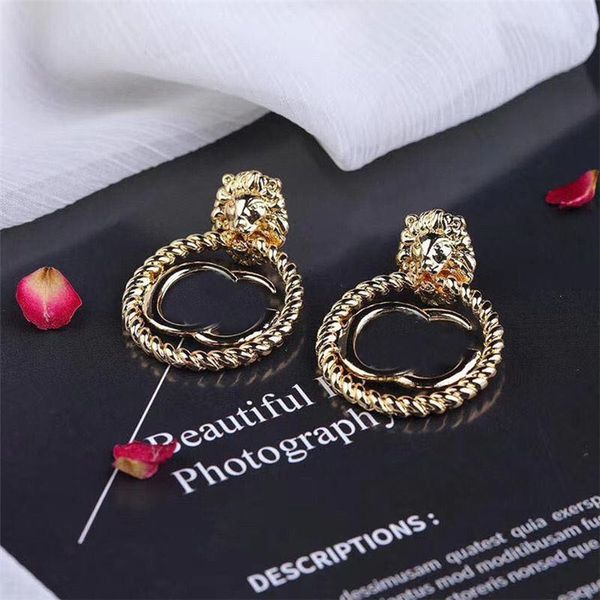 Fashionable Retro Letter Stud Earrings for Women, Stylish Party Anniversary Gift