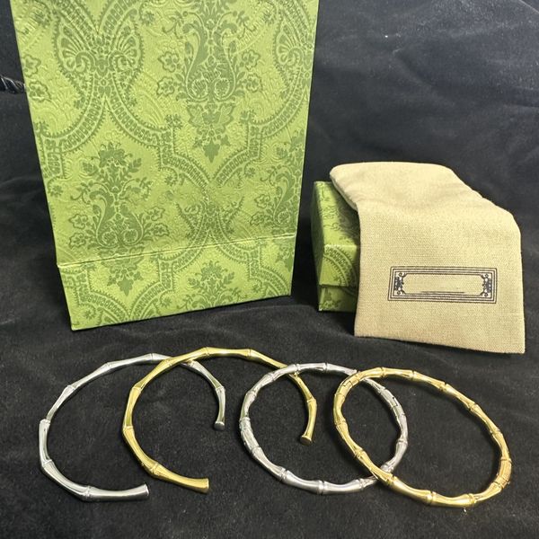 Fashionable women's bamboo-linked stainless steel bracelet in gold or silver, perfect as a love bracelet, luxury accessory, wedding bangle, or gift