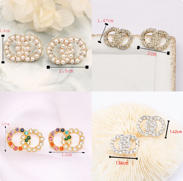Fashionable women's designer earrings featuring pearl tassels and crystal rhinestones, perfect for weddings and parties