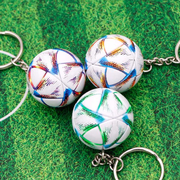 Football Keychain Souvenir for Fans - Compact Spherical Pendant Gift for School Activities