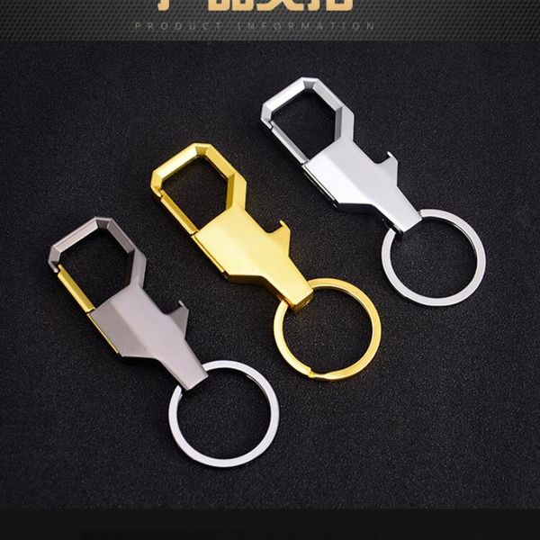 Free shipping bottle opener keychain for men's car keys GSKR074 mixed lot of 20 keyrings