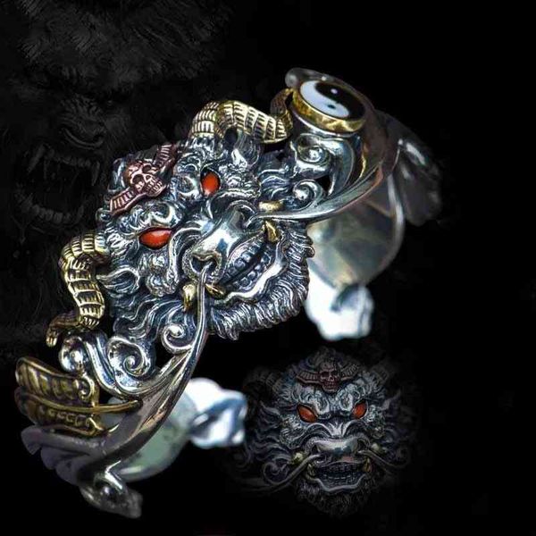 Handcrafted zodiac cattle-themed bangles and bracelets for stylish men and women with a bold, open design