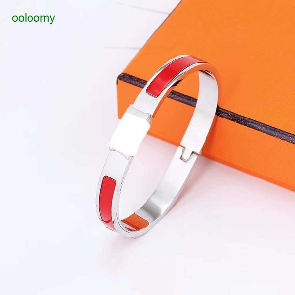 Hemrres Designer Love Bracelet - 8mm Titanium Steel Electroplated Rose Gold Couple Fashion Trend