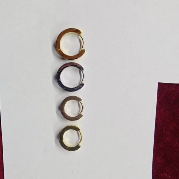 high-end 2024 gold and silver earrings by renowned designers, perfect for men's luxury gifts at weddings, parties, and anniversaries