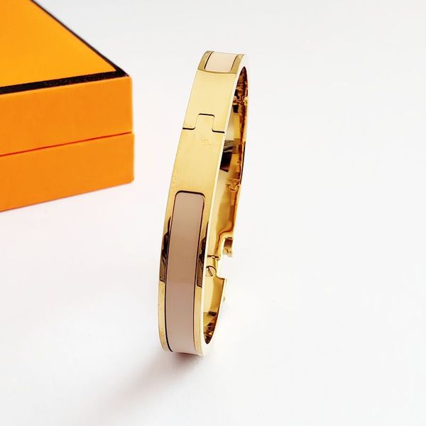 High-end luxury designer stainless steel bangles, elegant unisex bracelets for men and women