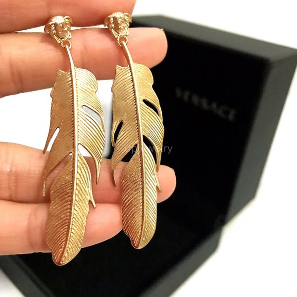 High-end luxury Medusa designer earrings, premium quality 2023 jewelry