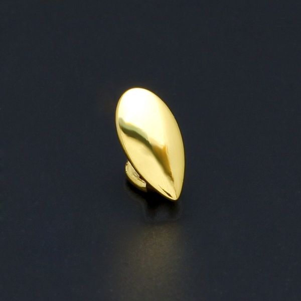 High-quality vampire teeth grills for stylish men's hip-hop jewelry, featuring single dental gold grillz