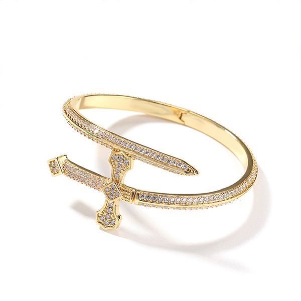 Hip Hop Style Bangle The Sword of Justice Bracelet for Lovers Gift