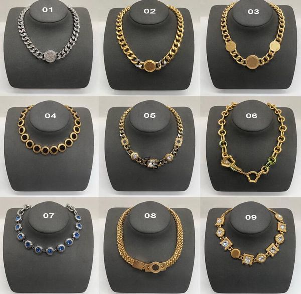 Hiphop Rock Punk Jewelry Thick Chain Necklaces Greece Meander Pattern Men Choker Necklace Banshee Portrait Designer Jewelry Women Accessorie