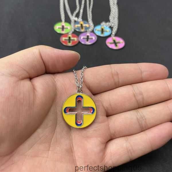 Homer Frank Ocean's stylish unisex pendant necklace features a lucky clover design with enamel glaze, perfect for hip hop and punk fashion lovers at parties