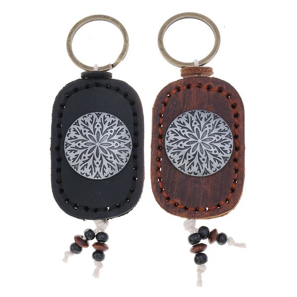 Key Rings 2021 Cowhide Chain Men's Accessories Student Bag Pendant