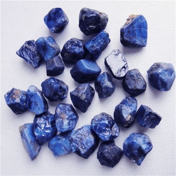 Loose diamonds promotion featuring sapphire raw gemstones and mineral samples from China's largest mine