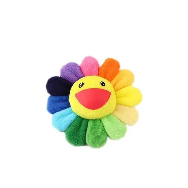 Lovely Cartoon Sunflower Brooch in Vibrant Colors for Fashion Accessories