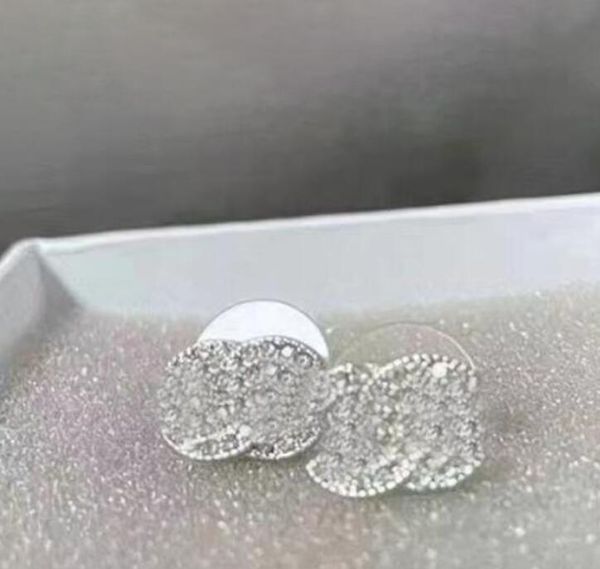 Luxurious 18k diamond stud earrings for women, elegant wedding gifts in various stylish designs