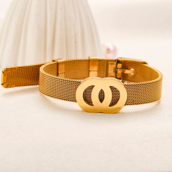 Luxurious 18K gold-plated letter bracelets for women, featuring stainless steel with inlaid crystals, perfect for couples, festivals, parties, and weddings