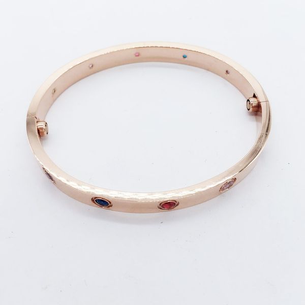 luxury designer gold and silver bracelets, stylish bangles with rose and diamond accents for women and men