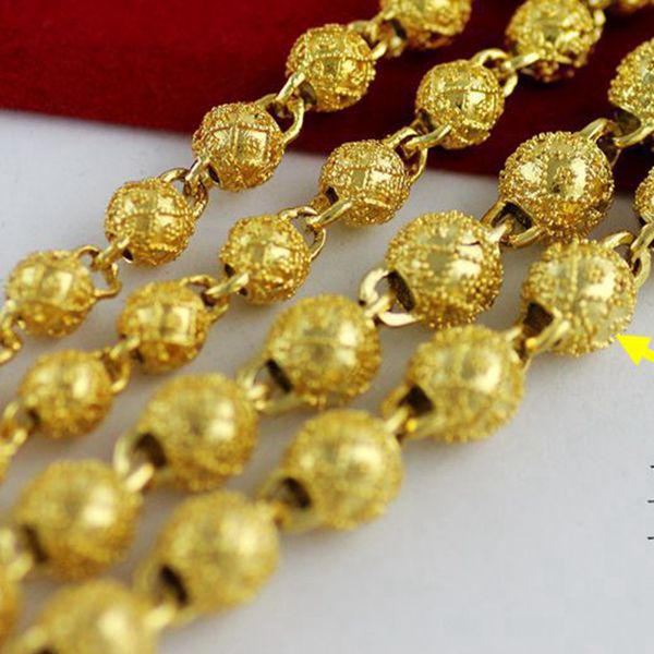 Massive 18k gold-filled men's necklace chain, 55cm, ideal gift
