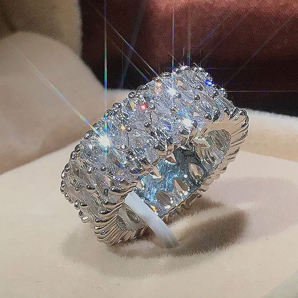 Moissanite and CZ zircon engagement rings for weddings, perfect as fine jewelry gifts for couples