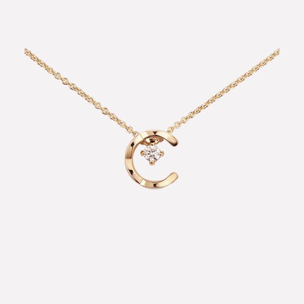 New CHAN 5 luxury gold heart pendant necklace for women, fine jewelry chain with designer packaging, COCO CRUSH fashion