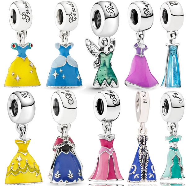 New stylish 925 silver beads for DIY jewelry, perfect for Pandora-style bracelets and charms