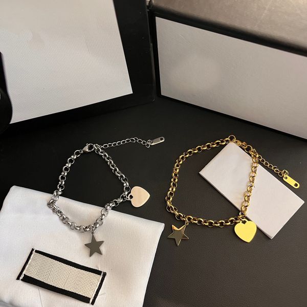 New stylish women's bracelets featuring bangle, wristband, and cuff chain designs in 18K gold-plated stainless steel, perfect as wedding or lovers' gifts, available for wholesale