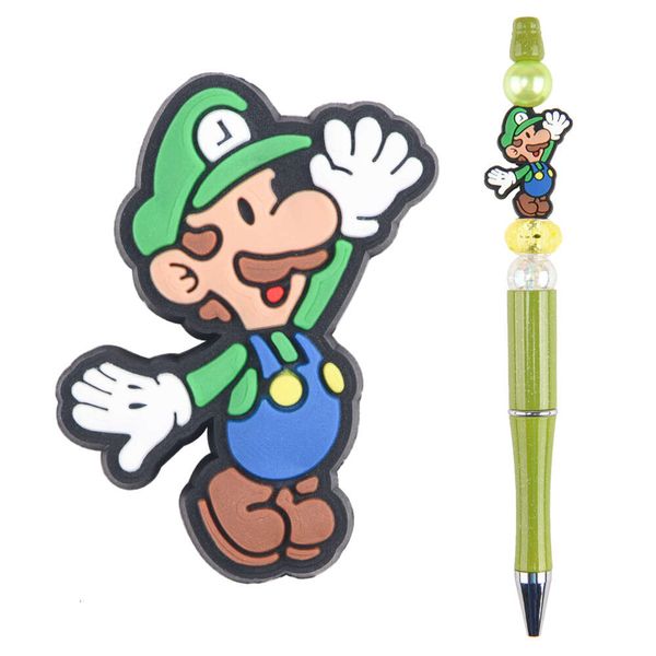 Popular cartoon Mario beads for crafting stylish pen decorations