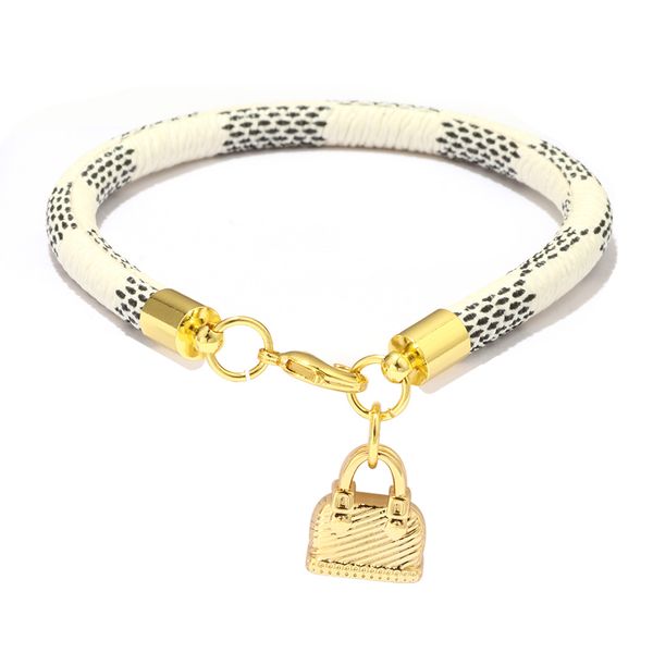 Popular coffee-themed leather men's bracelets with V-shaped retro design, matching couples' locking wristbands for men and women