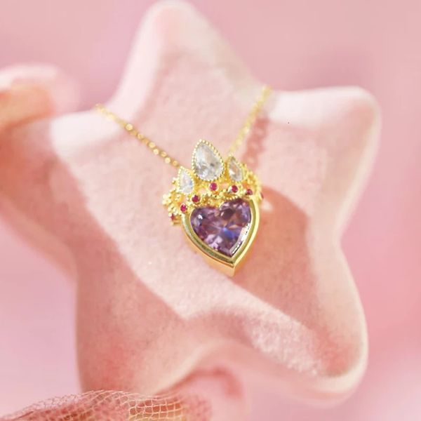 Rapunzel-inspired gold-plated wedding jewelry set with crown charm necklace for women and girls, a perfect princess-themed geek accessory gift