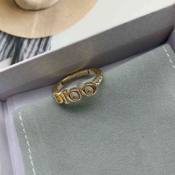 Rings Dijia/Dejia 2021 Diamond Inlaid Fashion Niche High Version Net Red Ring Female
