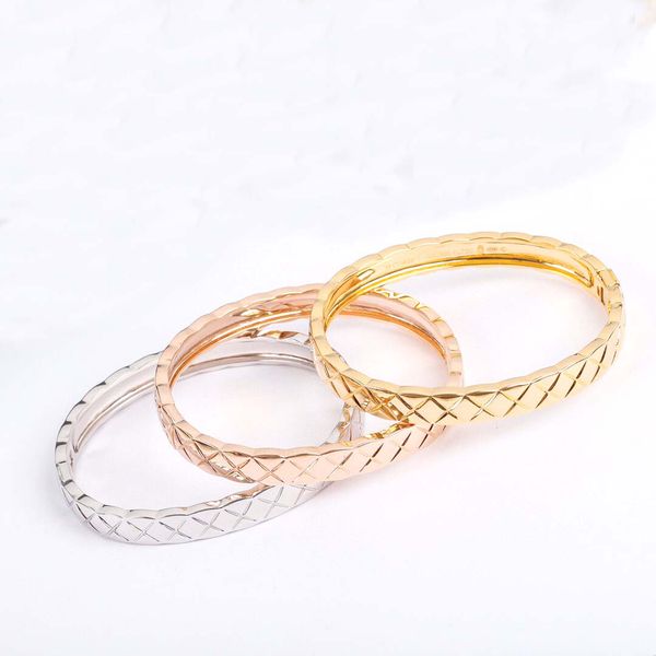 S925 silver punk-style bracelet in three colors, plated for women and girlfriends as a birthday or wedding jewelry gift PS3131