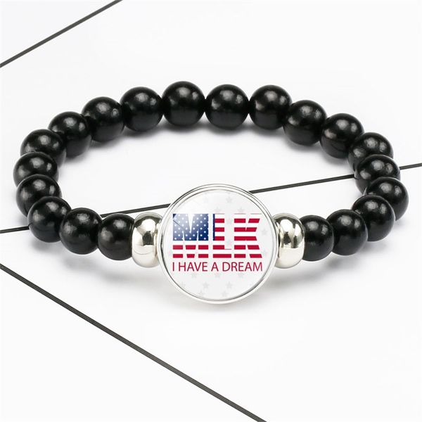 Snap Button Bracelets supporting Black Lives Matter with 