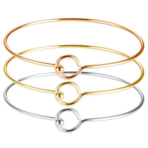 Stainless steel bangle findings for crafting jewelry, 10 pieces in bulk