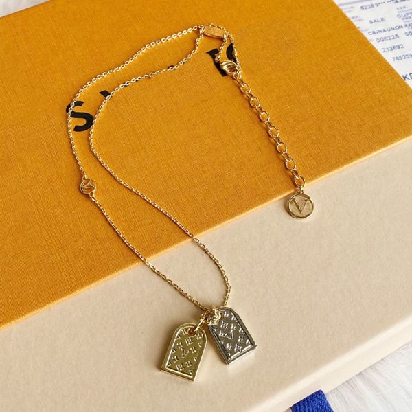 Stamp Necklaces Luxury Fashion Choker Necklace Designer Gold Plated Stainless Steel Letter Pendant Necklaces For Women Wedding Jewelry stamp

Elegant gold-plated stainless steel letter pendant choker necklaces for women, perfect as luxury wedding jewelry with a stylish stamp design