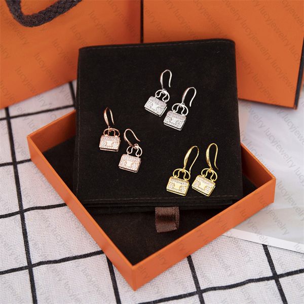 Stone Earrings Fashion Bag Design for Lady Woman Ear Studs Womens Party Gift Eardrop 3 Color Top Quality

Stylish stone earrings and fashion bag set for women, featuring elegant ear studs in three ...