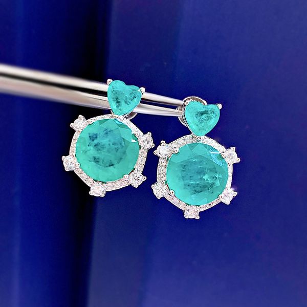 Tortoise Tourmaline Dangle Earrings in genuine 925 sterling silver, elegant wedding drop earrings for women, perfect bridal jewelry gift