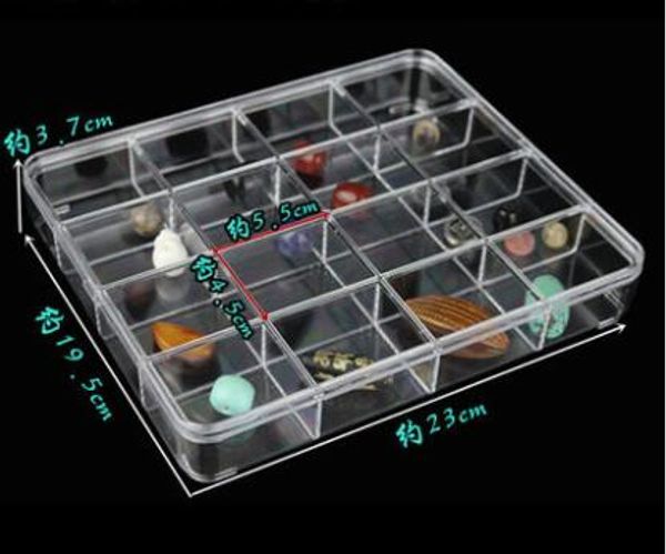 Transparent acrylic lattice storage plate bracelets jewelry storage Diamond bracelet box accessories jewelry display box D058