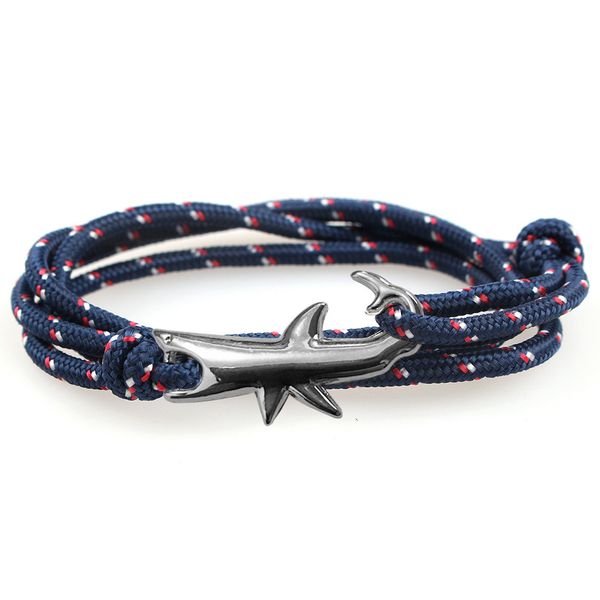 Viking-inspired shark charm paracord bracelets make great gifts