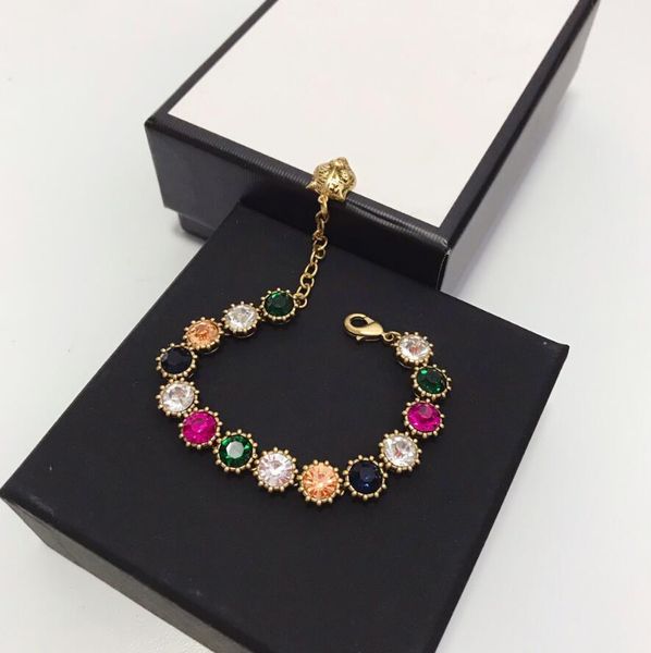 Vintage-inspired colorful bracelet for stylish women, a chic jewelry gift from a designer collection