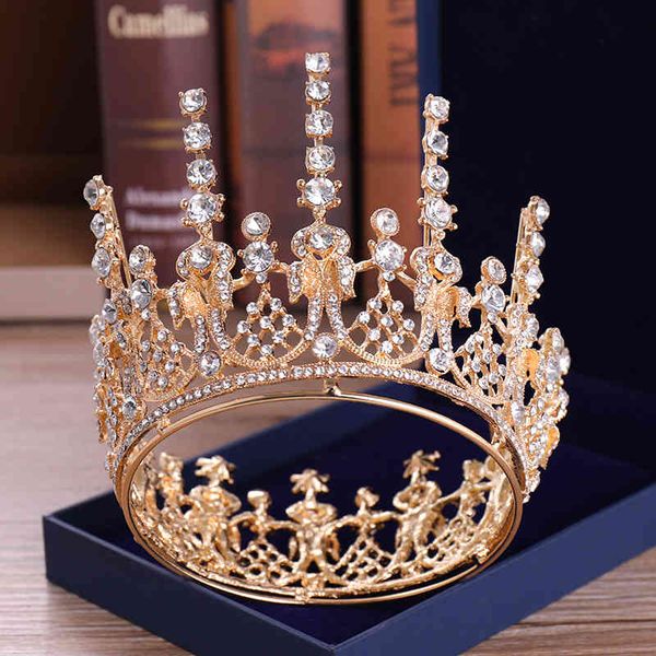 Wedding Hair Jewelry Accessories Selling Rhinestone Crown Irregular Whole Circle Heightening Princess Headdress