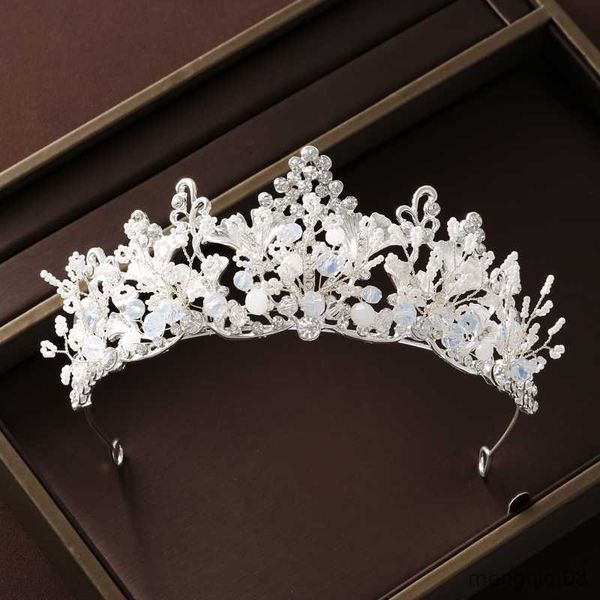 Wedding Hair Jewelry Hand Beaded Noble Shine Her Women's for Girls Gift Bridal Headdress True Beauty R230612
