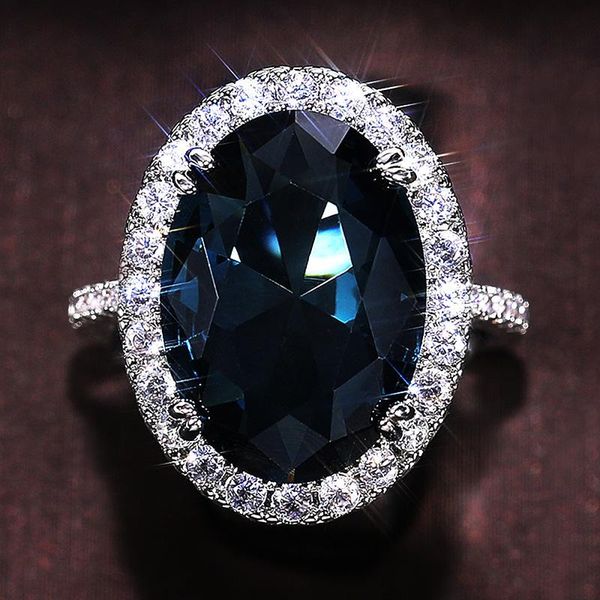 Wedding Rings Huitan Charming Blue CZ Women Party Accessories Bling Graceful Bridal Eternity Ring Trendy Jewelry Wholesale

Huitan's elegant blue CZ wedding rings for women, stylish bridal eternity bands and trendy party jewelry accessories wholesale