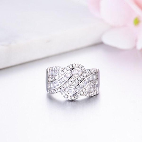 Wedding Rings MENGYI Fashion Luxury Sparkling Zircon Ring 9 2 5 Jewelry For Women Valentine's Day Gifts