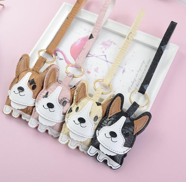 Wholesale Animal Key Rings: Fashionable Designer Bag & Backpack Accessories with Floral Prints, Cartoon Dog Charms, PU Leather Keychains for Cars and Phones