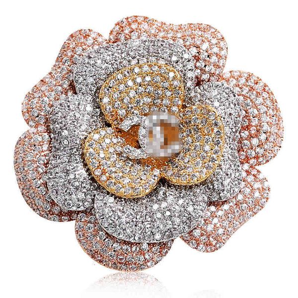 Yuezhixiu Rose Brooch Female Scarf Buckle